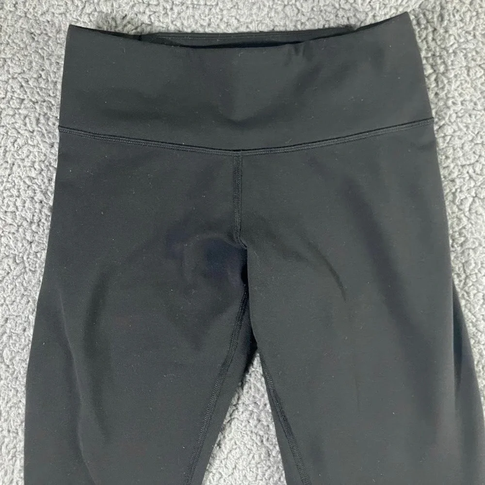 Lululemon Wunder Under High Rise Leggings Size 10 Black Luxtreme